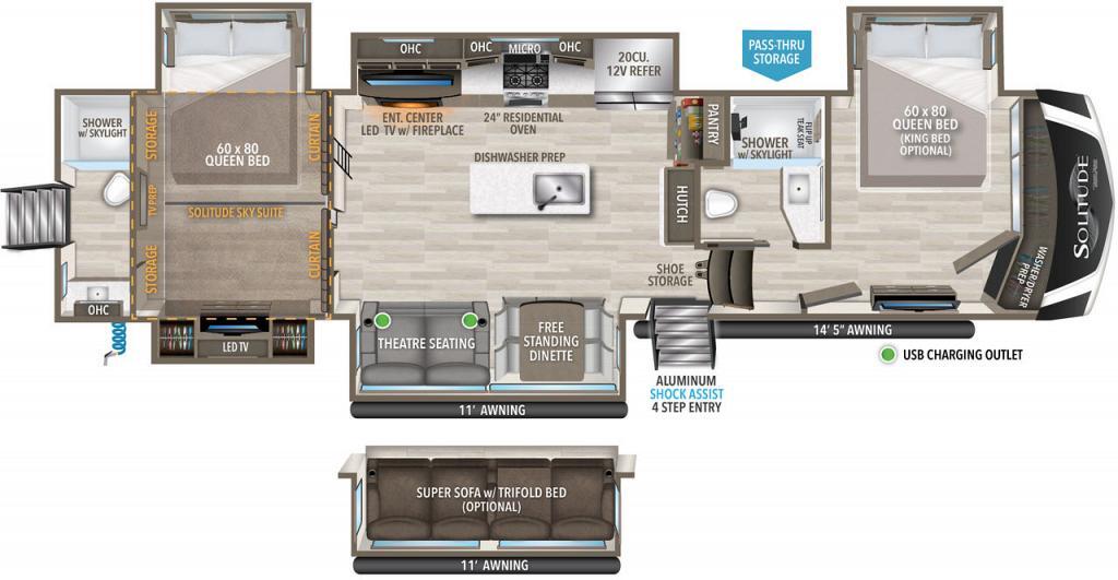 2025 Grand Design Solitude 391DL in carthage MO