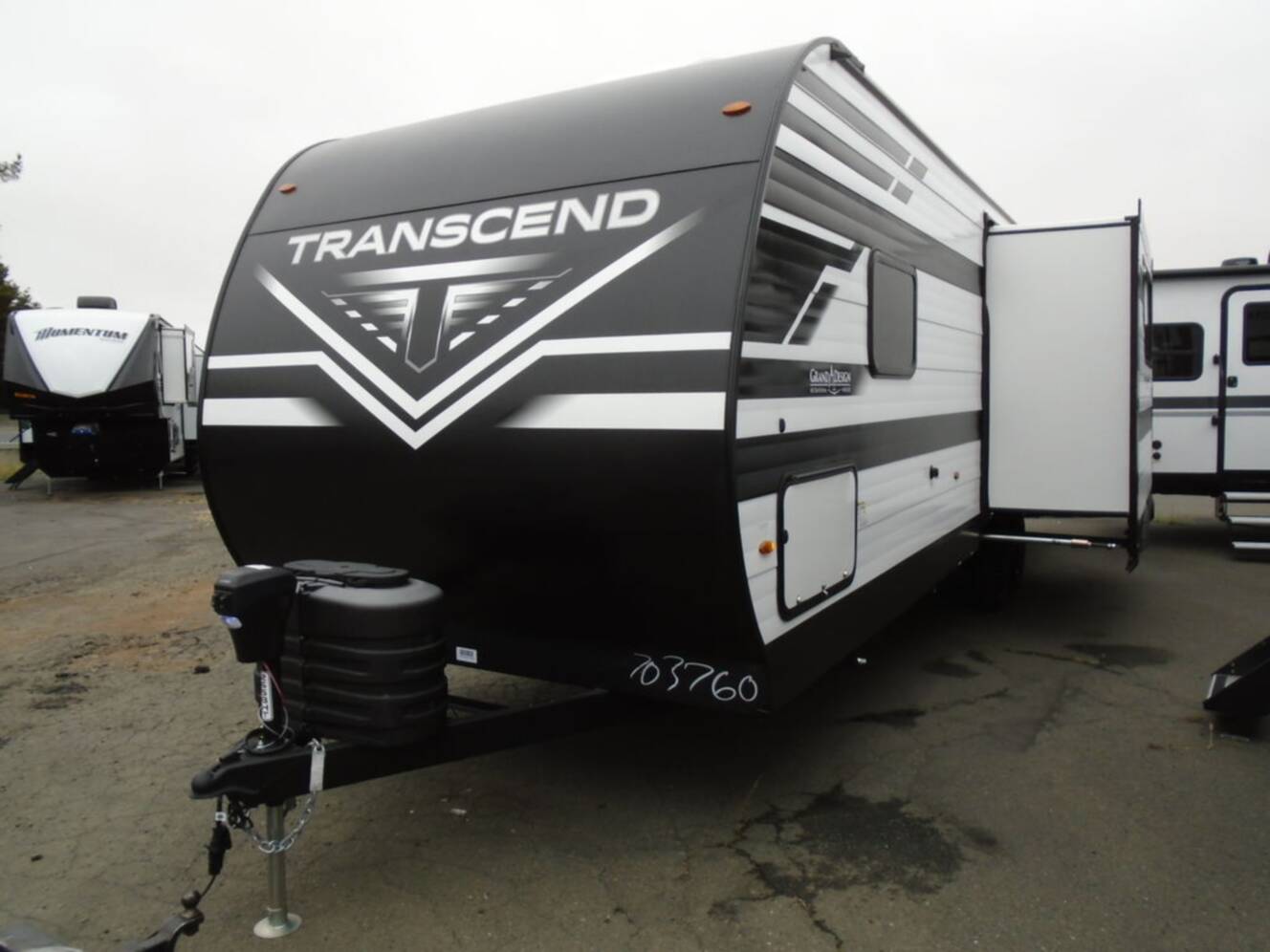 A photo of this 2026 Grand Design Transcend 265BHT