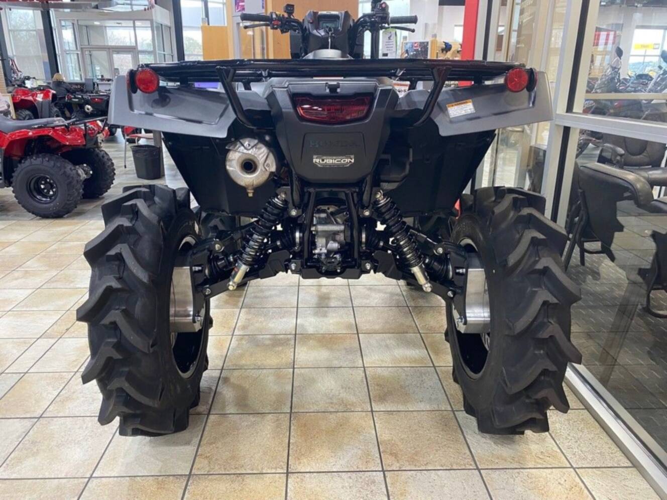 A photo of this 2026 Honda® FourTrax Foreman Rubicon 4x4 EPS Matte Gray Metallic