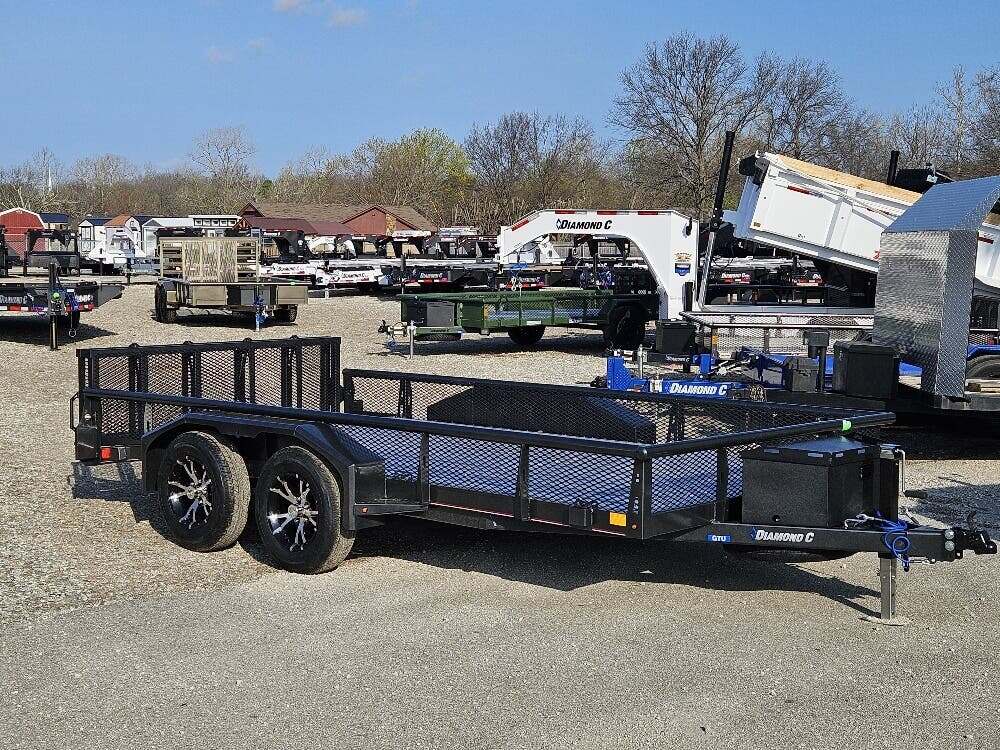 2026 Diamond C GTU-235 Tandem Utility Trailer, Carbon Metallic Gr in Broken Arrow, OK