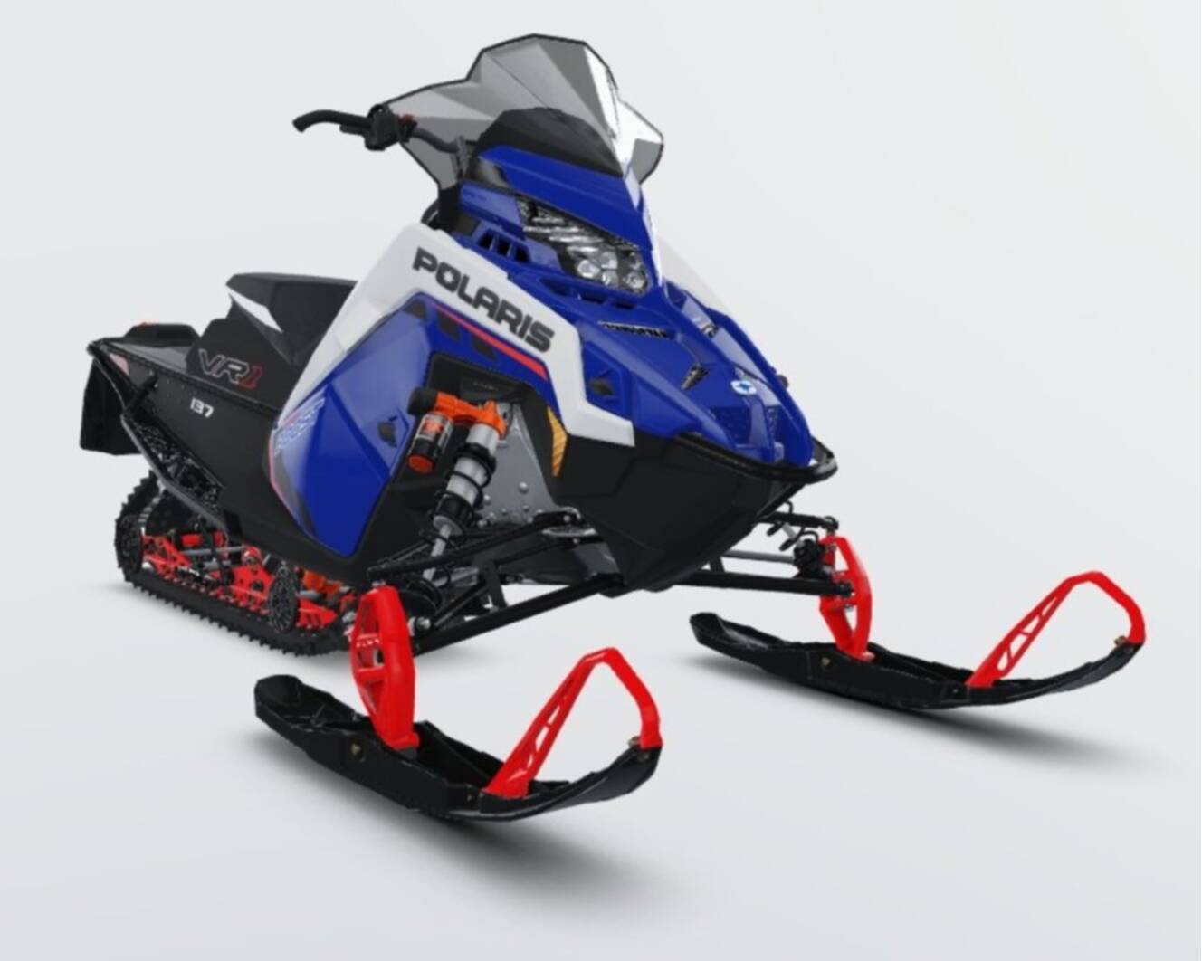A photo of this 2027 Polaris® Patriot Boost INDY VR1 137 Dynamix Polaris Blue Metalli