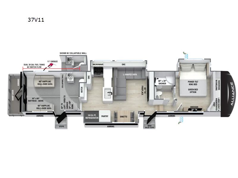 2027 Alliance Rv Valor 37V11 in huntsville AL