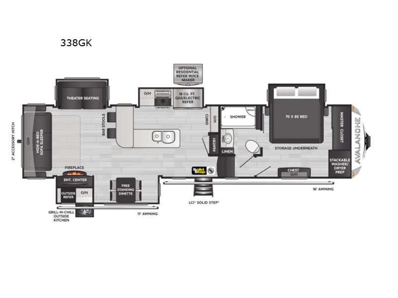 2023 Keystone Rv Avalanche 338GK in huntsville AL