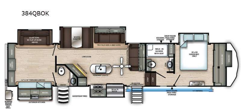 2021 Forest River Rv Sandpiper 384QBOK in stanton TX