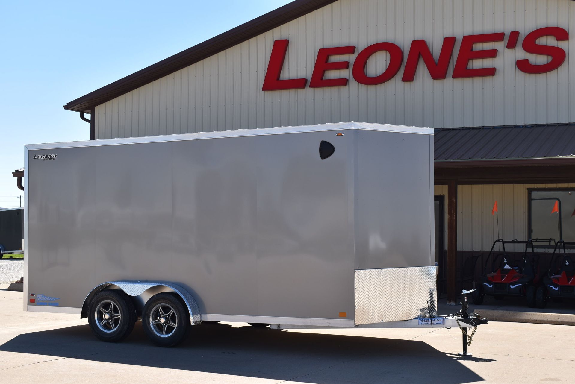 2027 Legend Premium Trailers LEGEND THUNDER V-NOSE 7.5X18 in Peru, IL