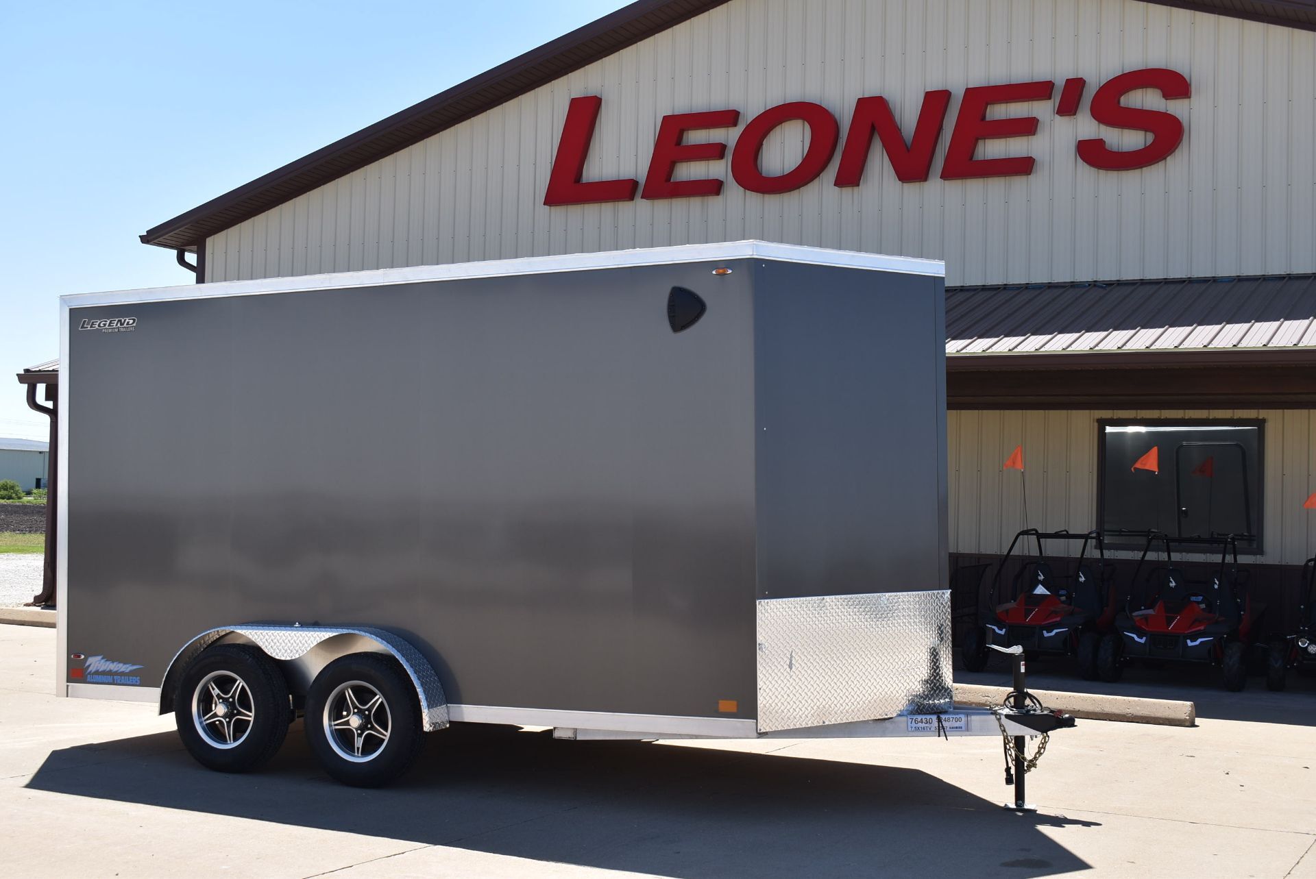 2027 Legend Premium Trailers Thunder V-Nose 7.5x16x7 in Peru, IL