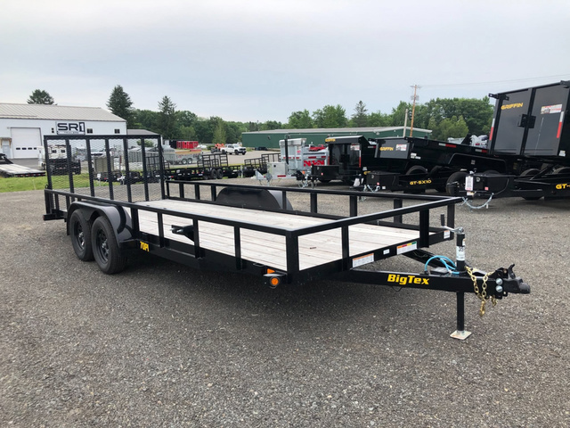2026 BIG TEX 7X20 Utility Trailer With Spare Tire Mount, LED Li in Bangor, ME