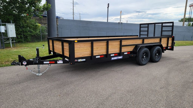 2026 Sure-Trac 7'X18' 10K Three Board Utility Trailer in Delphos, ME
