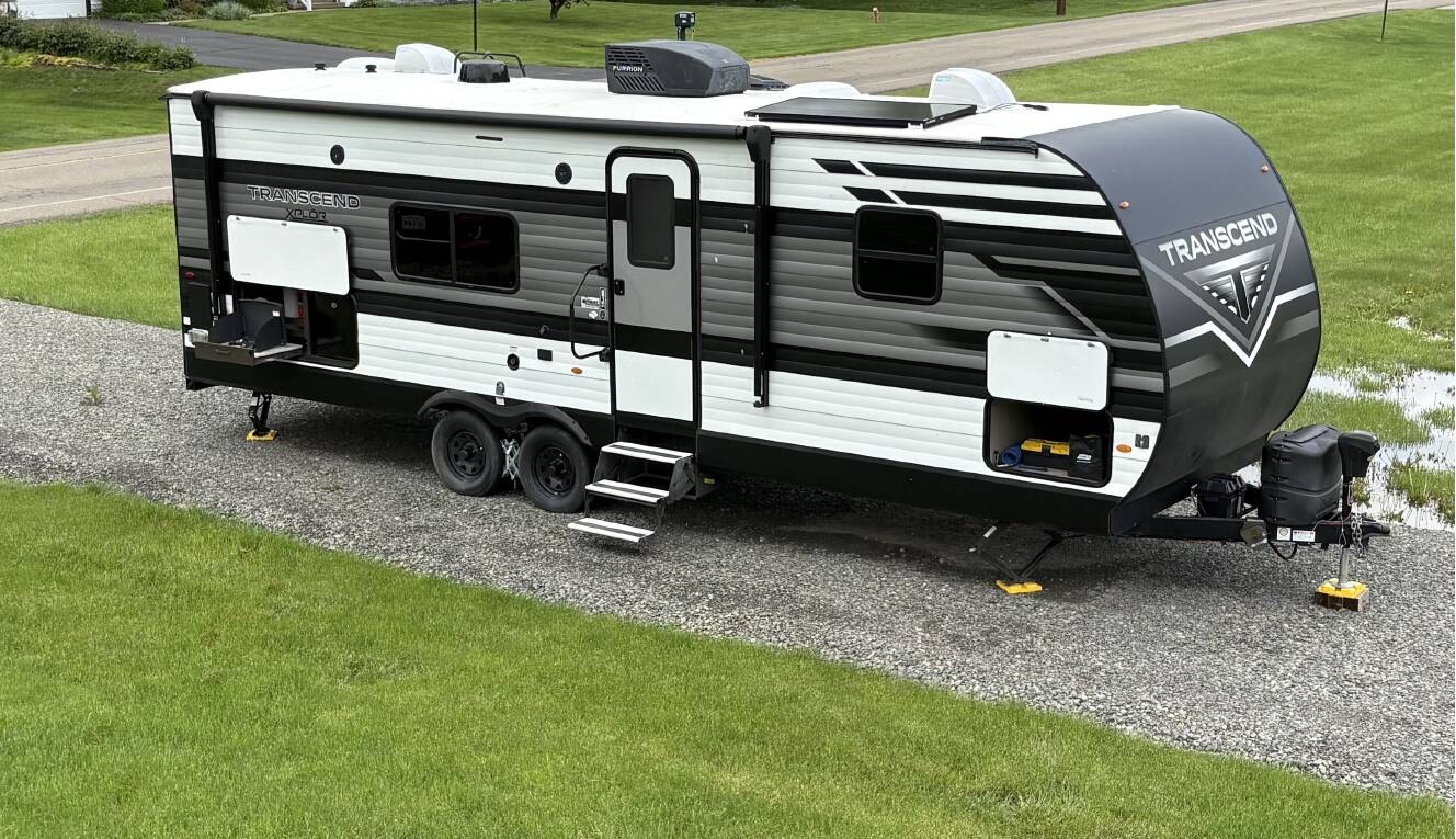 A photo of this 2023 Grand Design TRANSCEND XPLOR 261BH