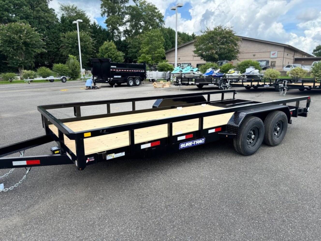 A photo of this 2026 Sure-Trac 7x18 TUBE TOP UTILITY 10K