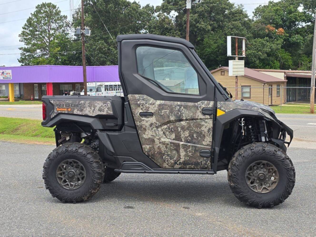 A photo of this 2025 Kawasaki Ridge® Hvac Camo