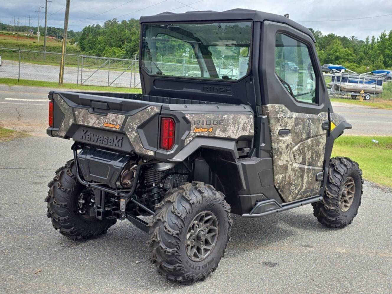 A photo of this 2025 Kawasaki Ridge® Hvac Camo