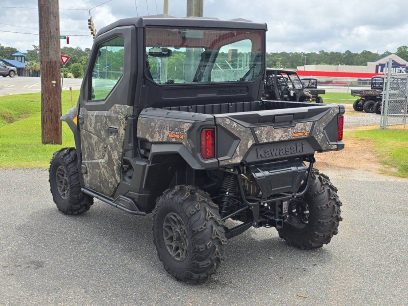 A photo of this 2025 Kawasaki Ridge® Hvac Camo