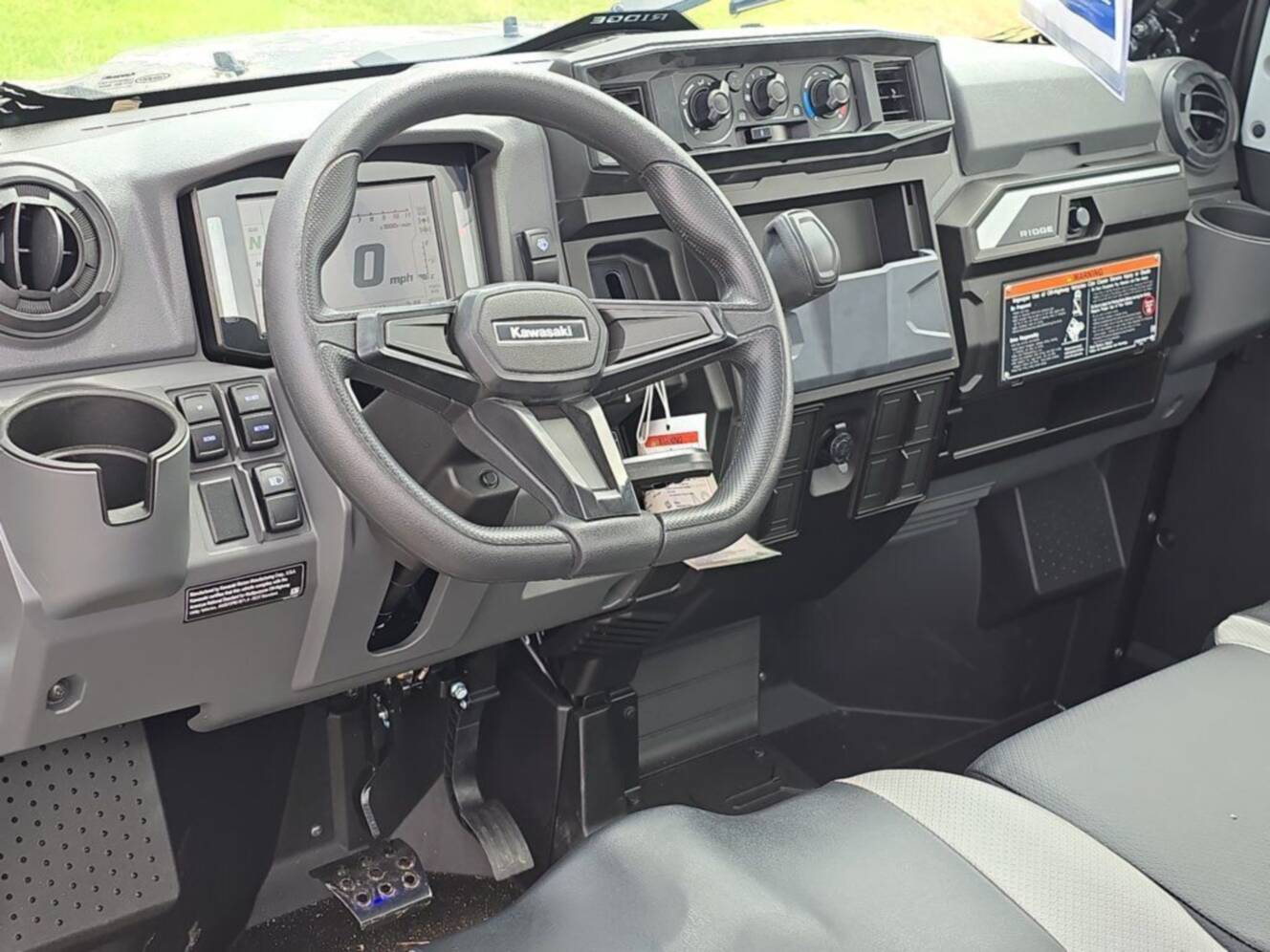 A photo of this 2025 Kawasaki Ridge® Hvac Camo