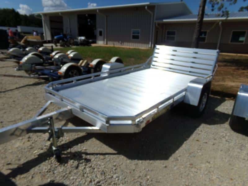 2026 Aluma 7712H BT single axle trailer mag wheels in Byron, GA