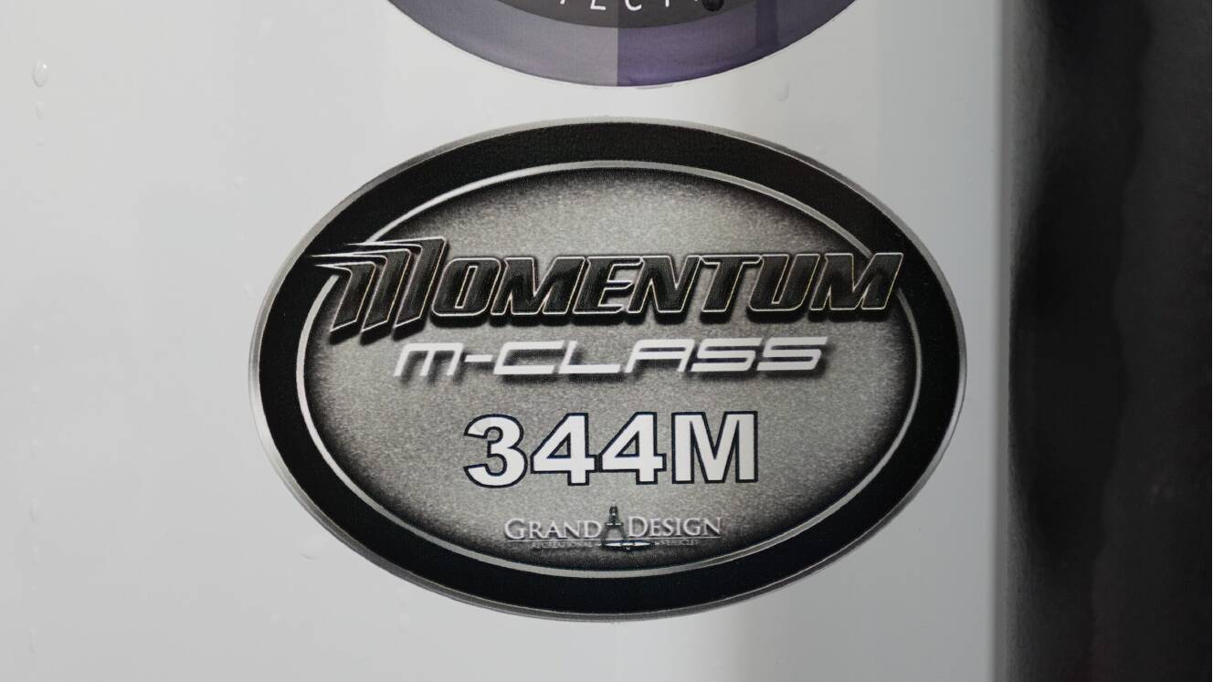 A photo of this 2026 Grand Design MOMENTUM 344M