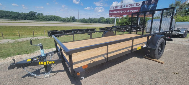 2027 BIG TEX TRAILERS 35SA- 77"X 14' BK4RG (488474) Utility Trailer - in Frankfort, OH