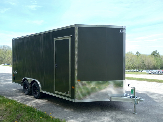 2026 E-Z HAULER XLT 8.5X16 7K Aluminum Enclosed Car Hauler W/Extra in Manchester, ME