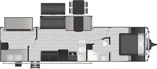 2023 Keystone BULLET ULTRA LITE 331BHS in scott LA