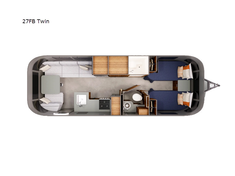 A photo of this 2027 Airstream Trade Wind 27FBT
