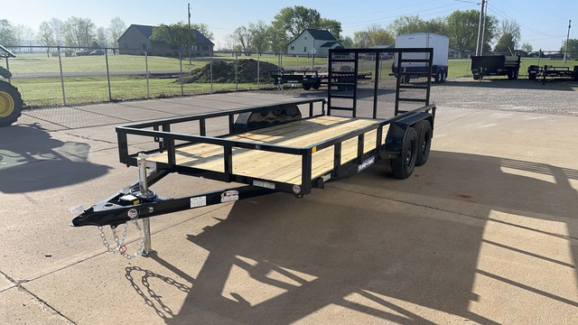 2026 Sure-Trac 7'X16' Tube Top 7K Ladder Gate Utility Trailer in Delphos, ME