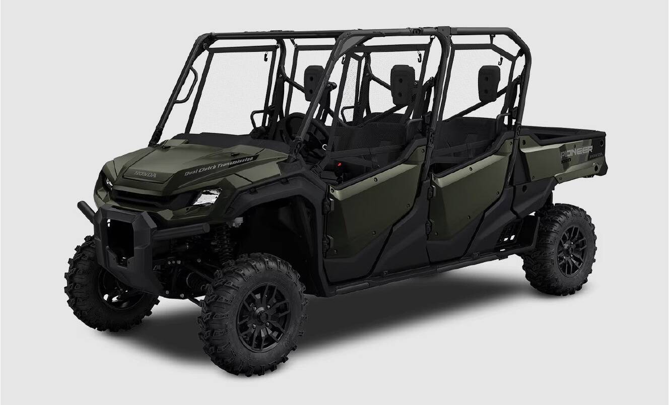 A photo of this 2025 Honda PIONEER 1000-6 DELUXE CREW
