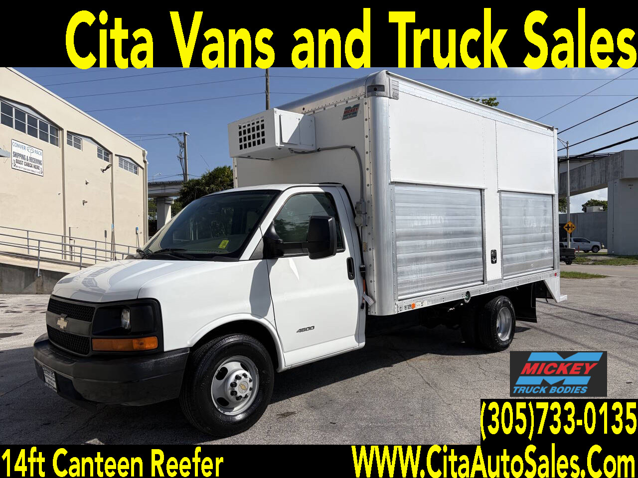 2015 CHEVROLET EXPRESS G4500 REFRIGERATED REEFER TRUCK in Miami, FL