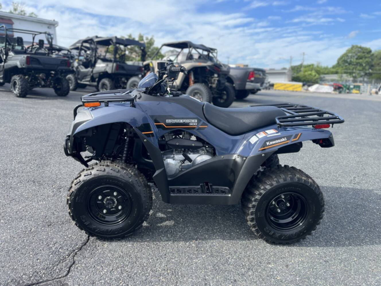 A photo of this 2025 Kawasaki Brute Force 300