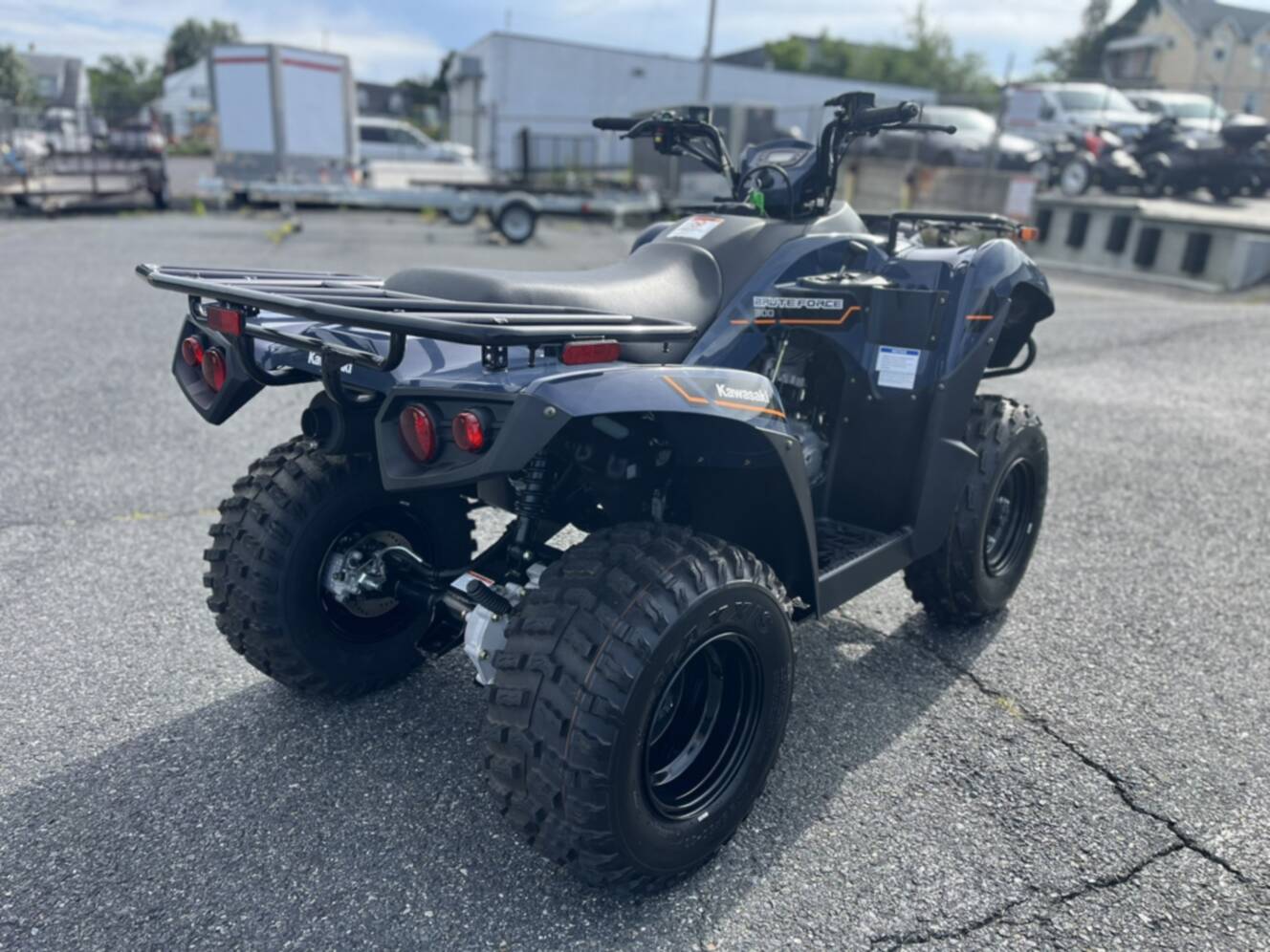 A photo of this 2025 Kawasaki Brute Force 300