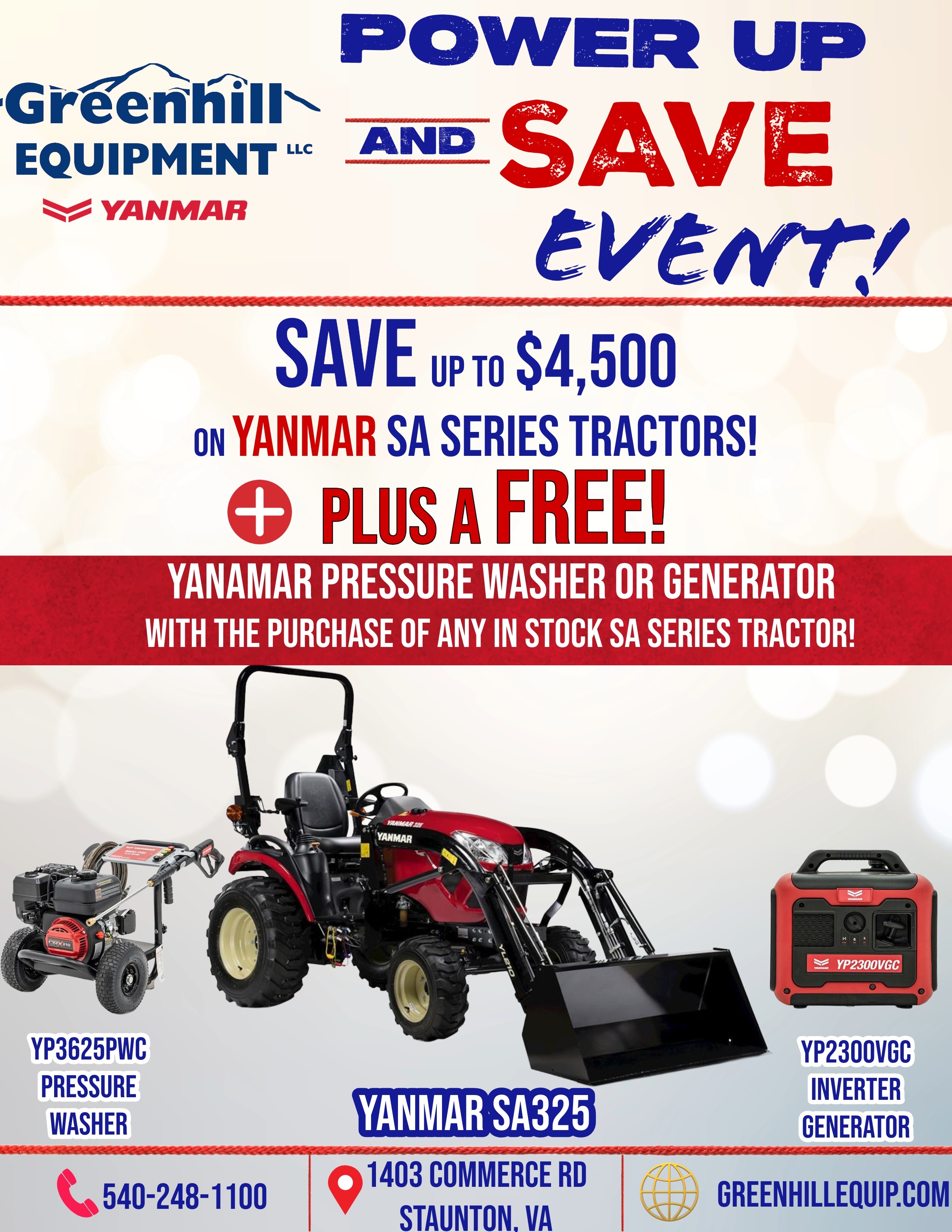 2026 Yanmar USA SA325 TL in Staunton, VA