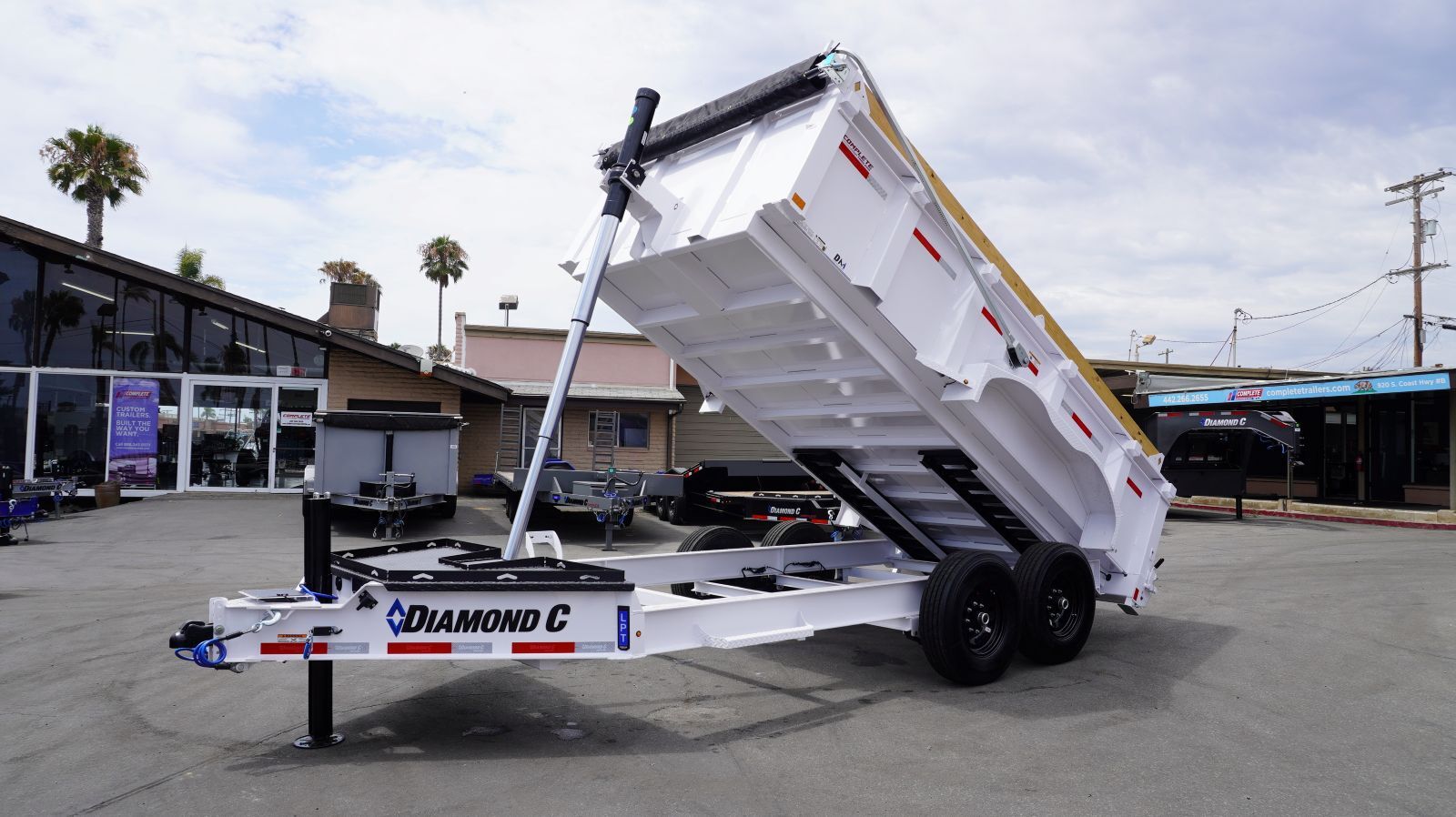 2026 Diamond C LPT 14x82 15.5K GVWR HEAVY DUTY TELESCOPIC DUMP TRAILER in Oceanside, CA