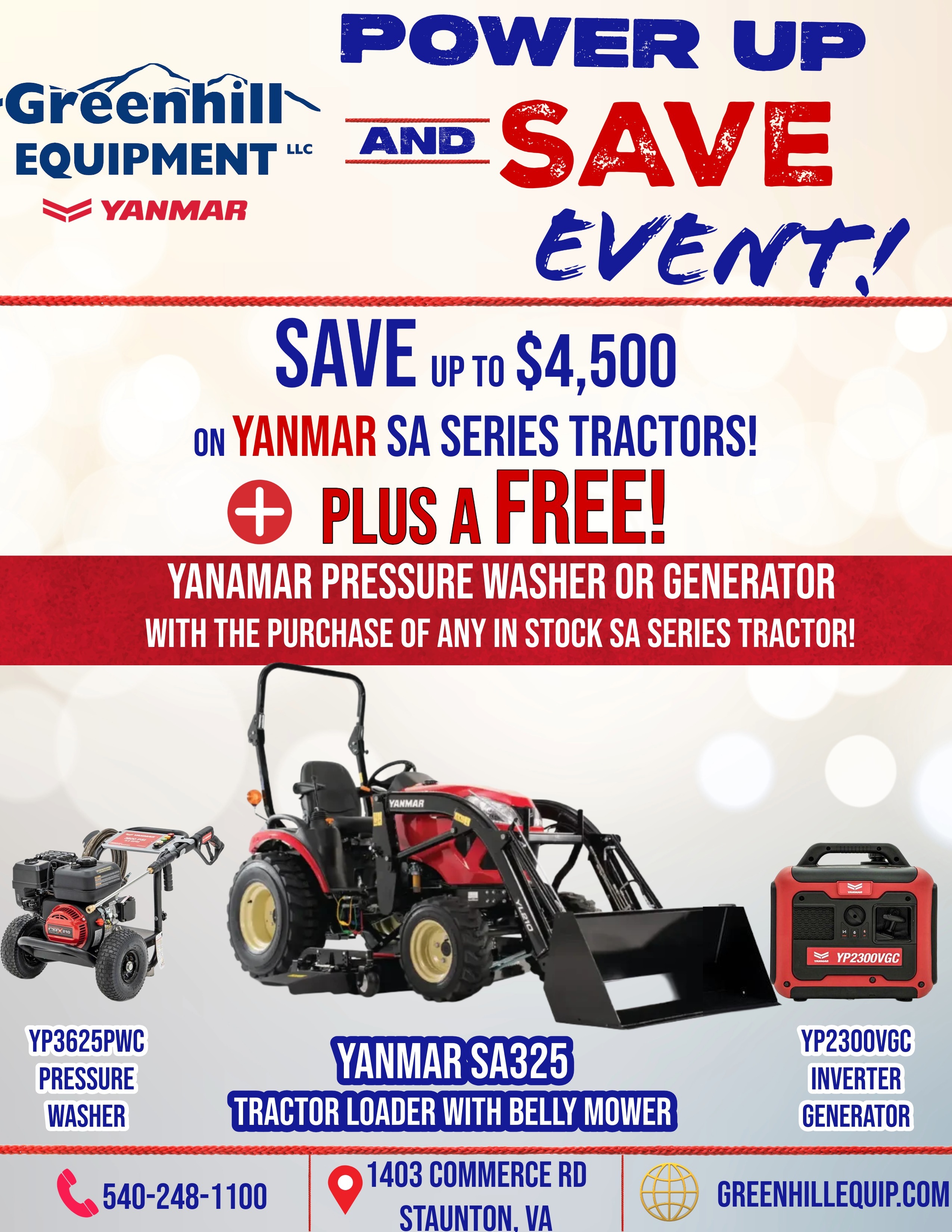 2026 Yanmar USA SA325 TLD in Staunton, VA