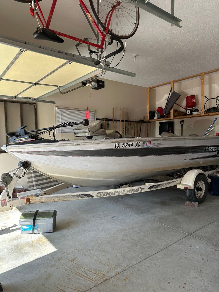 1994 Crestliner 1650 SportFish 2250 in harlan IA