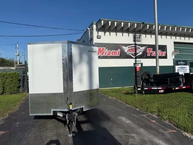 2026 NationCraft Trailers 7x16 double axle Cargo / Enclosed Trailer in Miami, FL