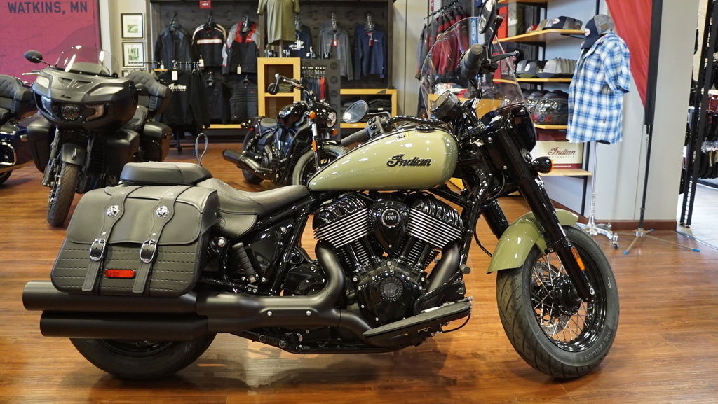 2025 Indian Motorcycle® Super Chief® Dark Horse® Moss Green DARK HORSE in Watkins, MN