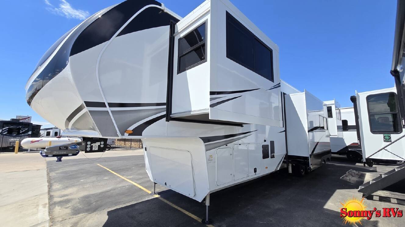 A photo of this 2027 Grand Design Solitude 414LJMJ