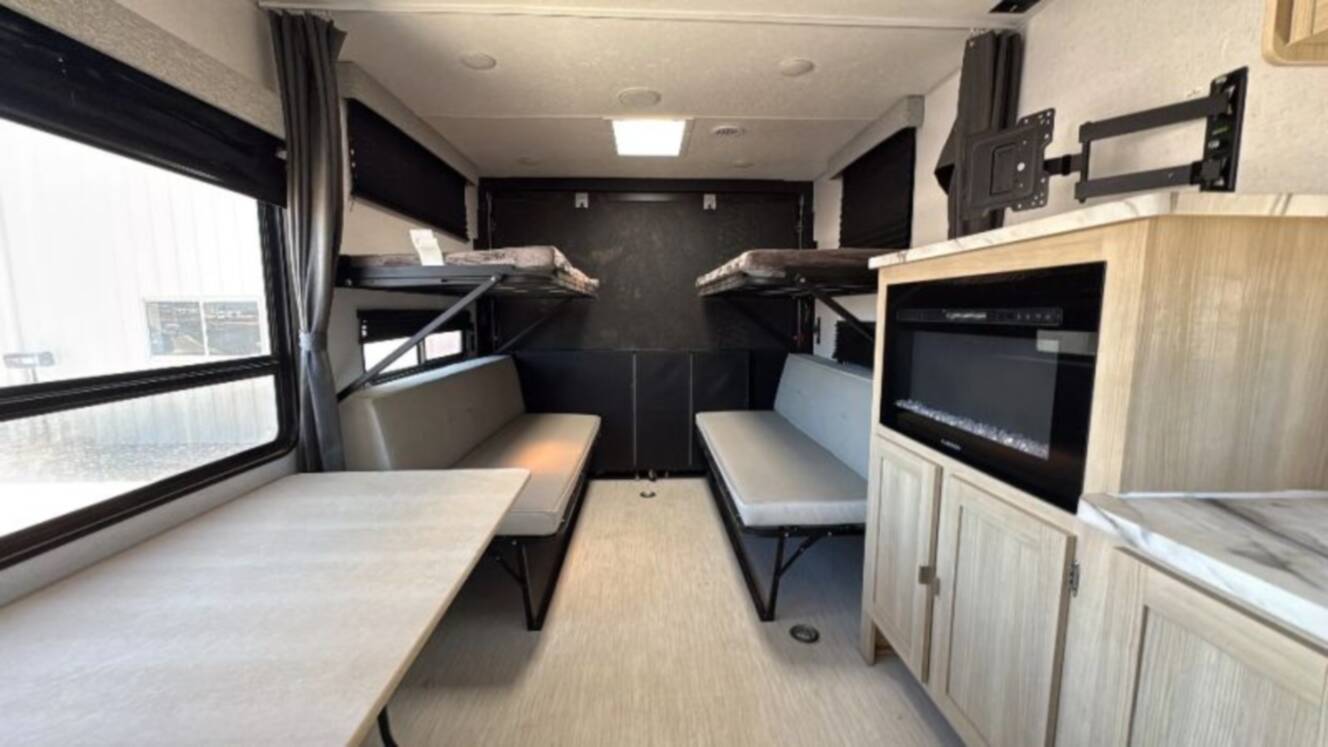 A photo of this 2023 Wildwood By Forest River FSX Max Toy Hauler 270RTK