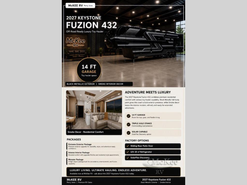 2026 Keystone Rv Fuzion 440 in perry IA