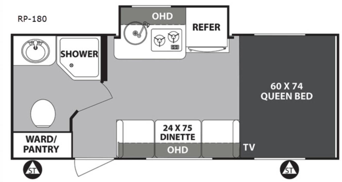 A photo of this 2019 Forest River Rv R Pod RP-180