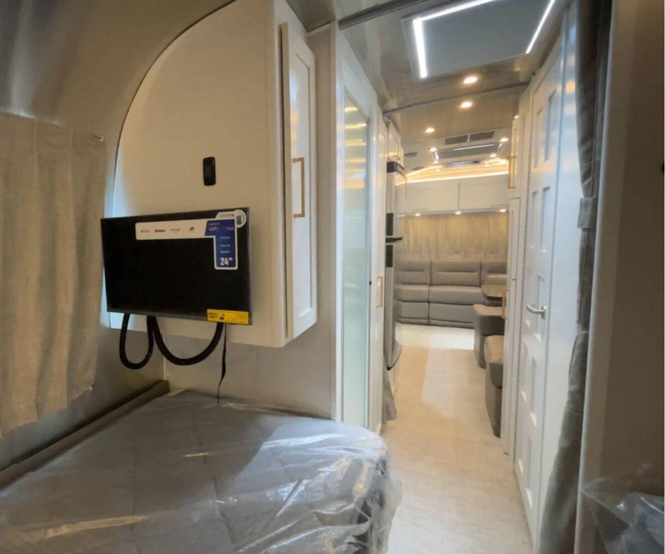 A photo of this 2026 Airstream Classic 28RB Twin