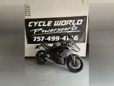 2021 Kawasaki Ninja® 650 ABS Metallic Graphite Gray/Metallic Spark B ABS