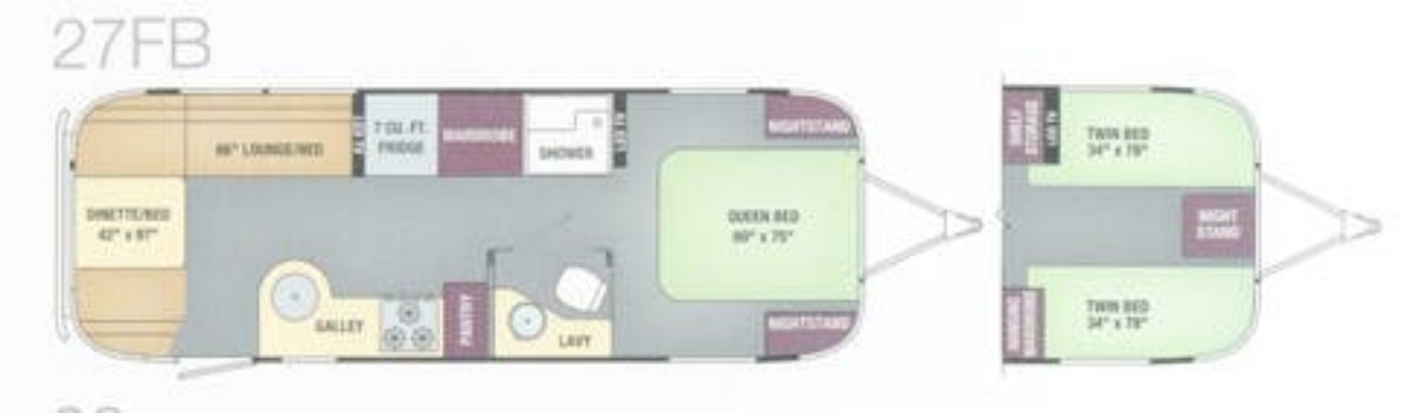 A photo of this 2016 Airstream INTERNATIONAL SERENITY 27FB