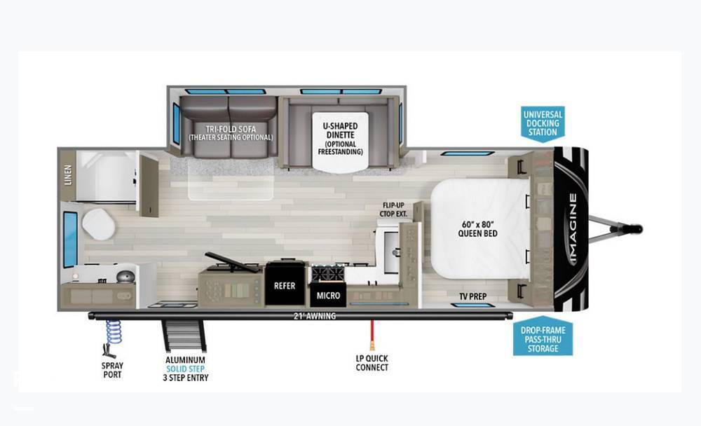A photo of this 2024 Grand Design Imagine 2600RB