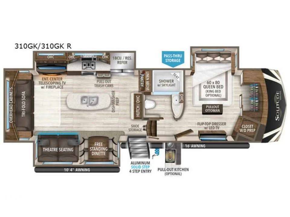 A photo of this 2020 Grand Design Solitude 310GK