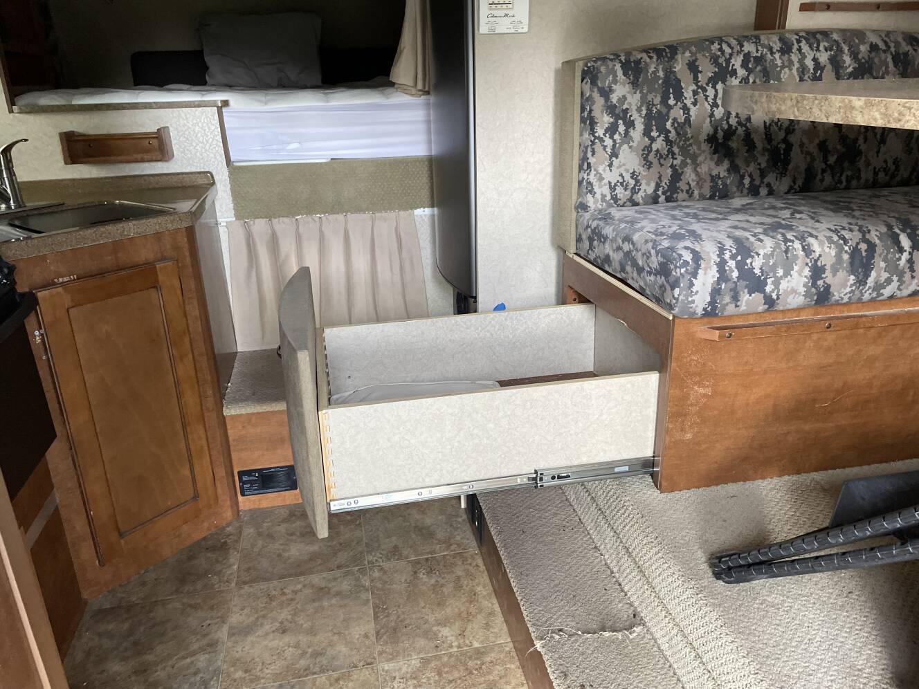 A photo of this 2014 Lance 855S TRUCK CAMPER