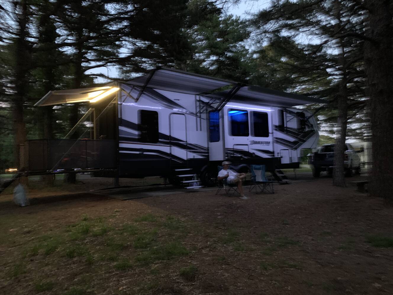 A photo of this 2021 Grand Design MOMENTUM M-CLASS 351MR