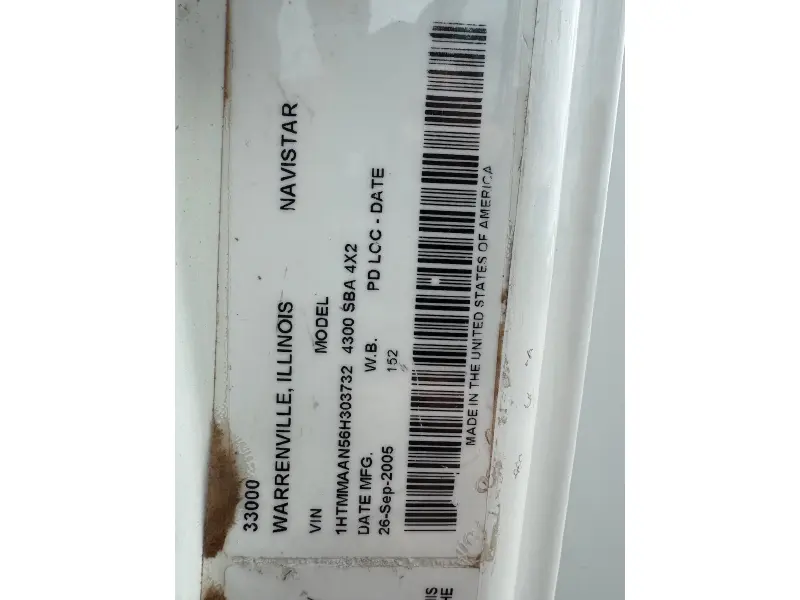 2006 INTERNATIONAL 4300
