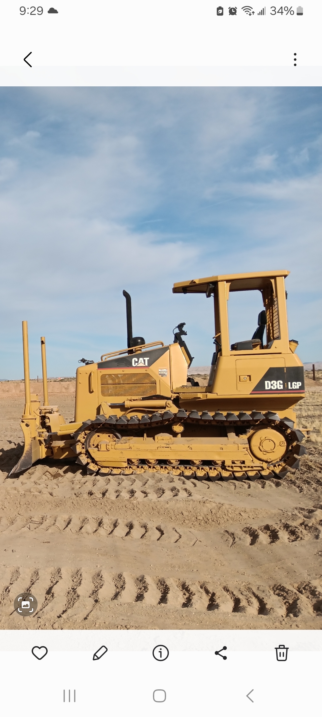 2005 CAT D3G in Barstow, CA