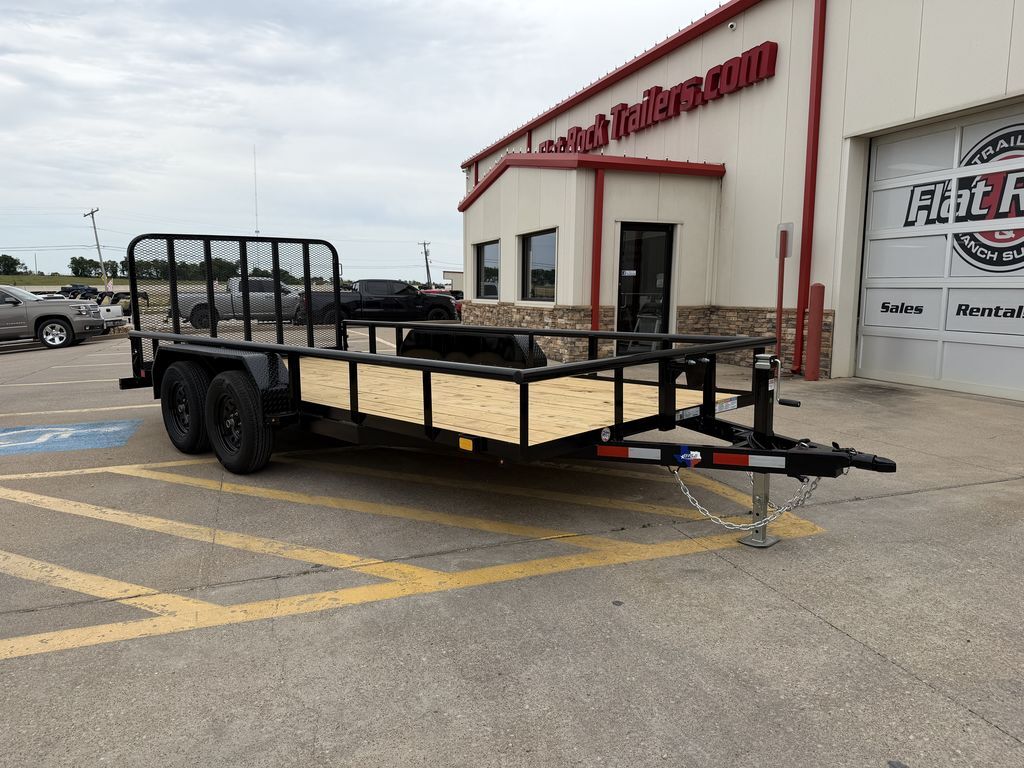 2027 DNJ 83 in x 16' Pipe Top Utility w/ Brakes - Spring Assist in Hewitt, TX