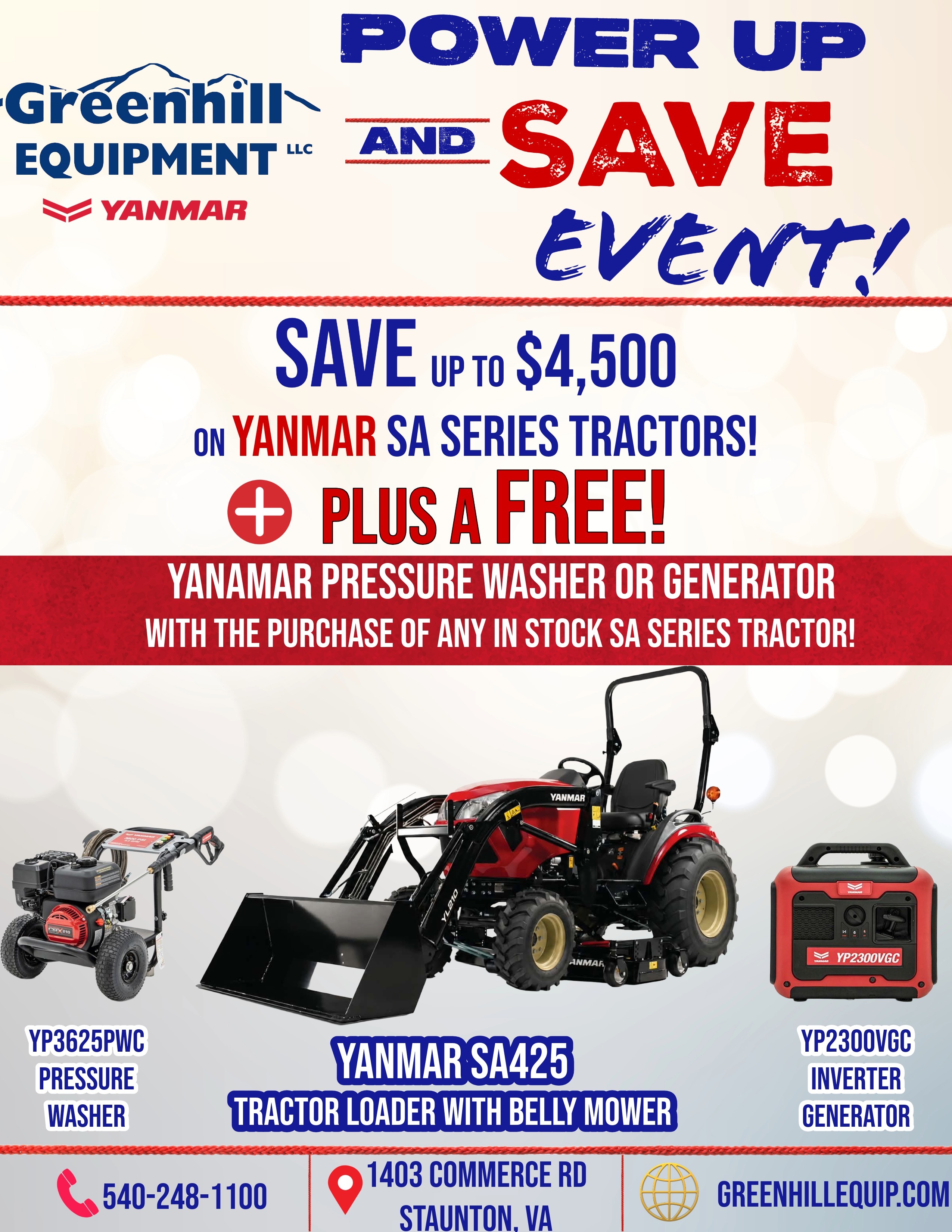 2026 Yanmar USA SA425 TLD in Staunton, VA